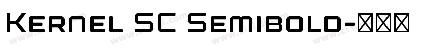 Kernel SC Semibold字体转换